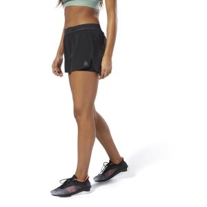 Reebok Epic Kurze Hose Damen - Schwarz - DE 096-VBM